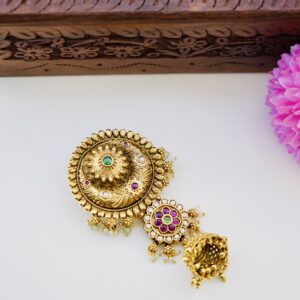 Kemp Stone 3 Layer - Hair Brooch