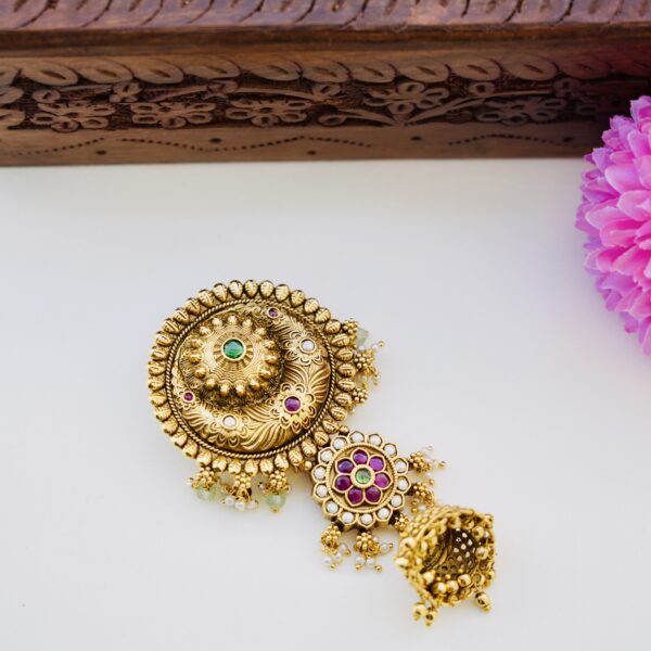 Kemp Stone 3 Layer - Hair Brooch
