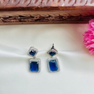 Square Stone Earrings