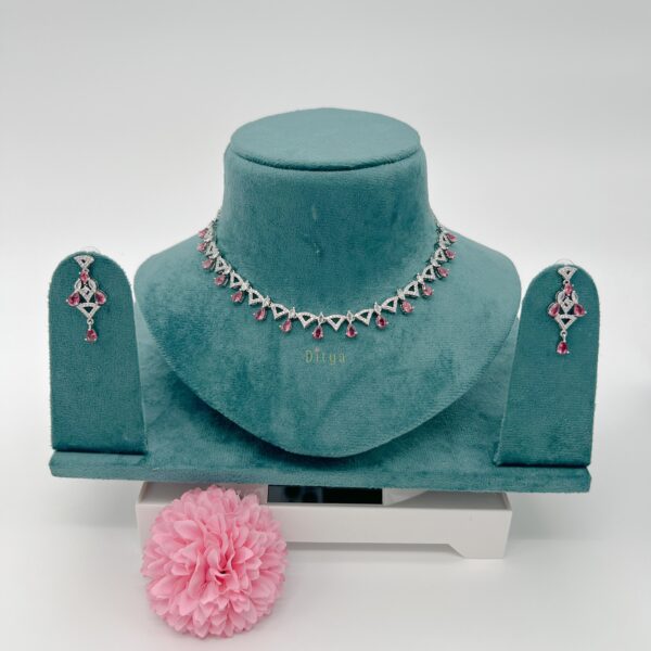 Small Drop Shape AD Necklace - Image 3