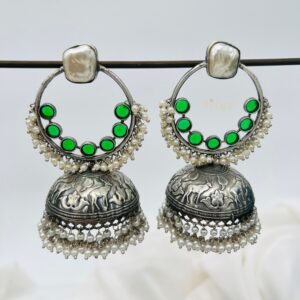 Color Stones Silver Replica Jumukkas
