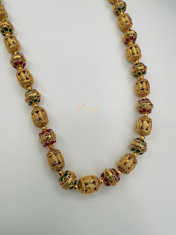 Antique Designer Bead Mala Set - Image 2