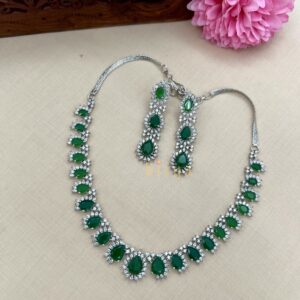 Emerald AD Stone Necklace
